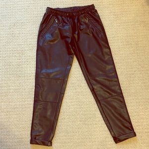 Leather pants